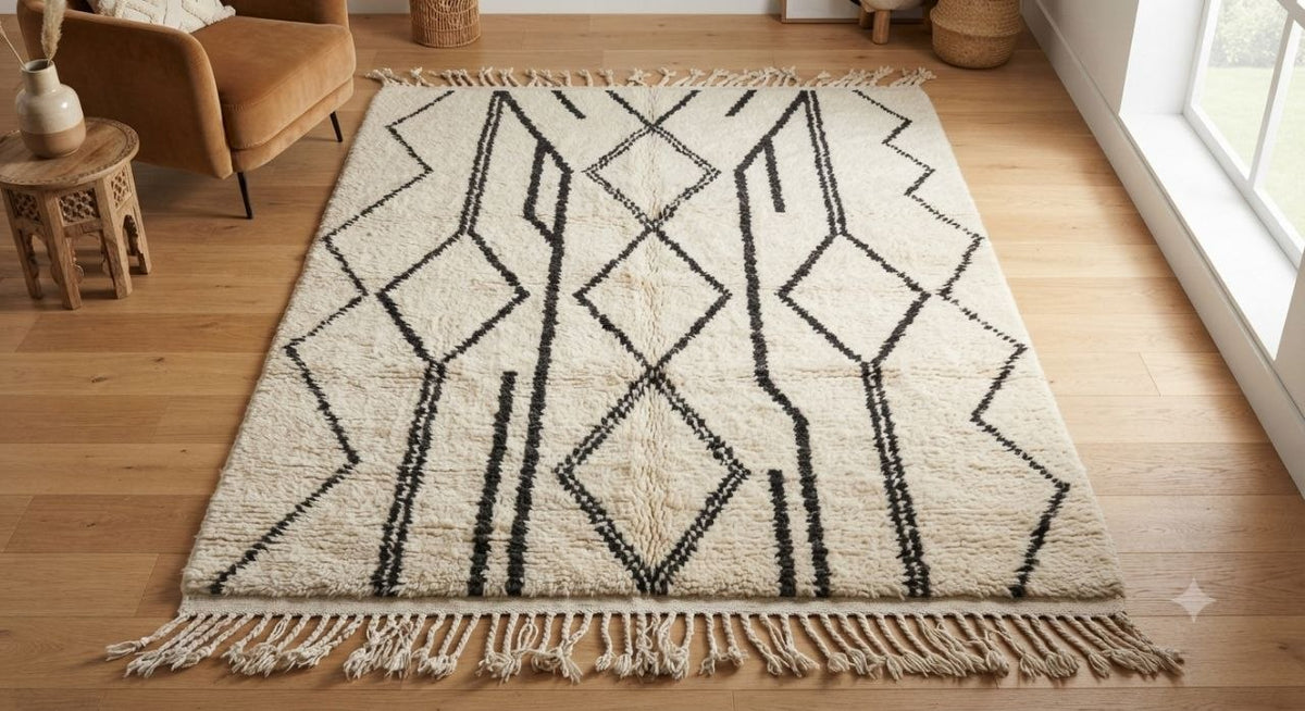 Beni Ourain Classic - Luxury Moroccan Berber Rug