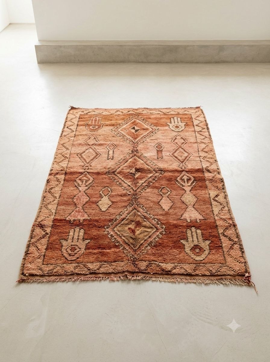 The Desert Sanctuary - Terracotta Love & Sacred Protection Rug